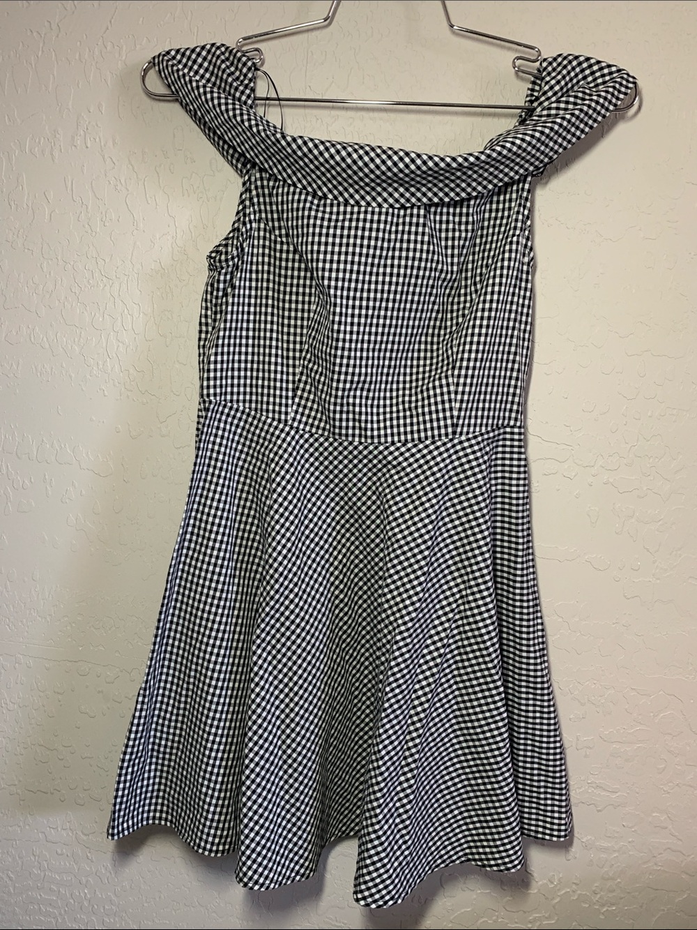 Forever 21 Black and White Gingham Dress | Size S